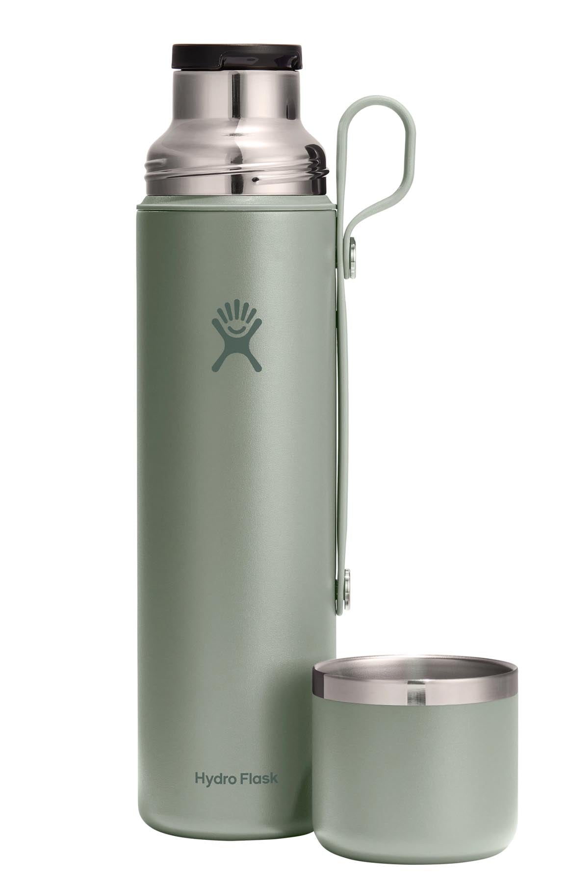 Stylische Hydro Flask Trinkflasche Hot Flask & Cup in Agave, 1065ml, ideal für heiße Getränke, perfekt für unterwegs.
