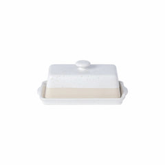 Fattoria Butterschale mit Deckel 18.8x10.7cm H7.7cm weiss