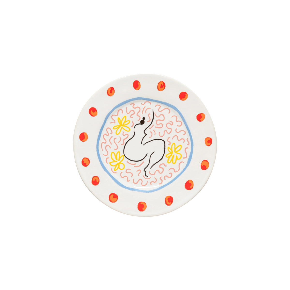 Summer Bliss Teller Lady D22.1cm H1.6cm in Mehrfarbig präsentiert im Onlineshop von KAQTU Design AG. Teller ist von Costa Nova