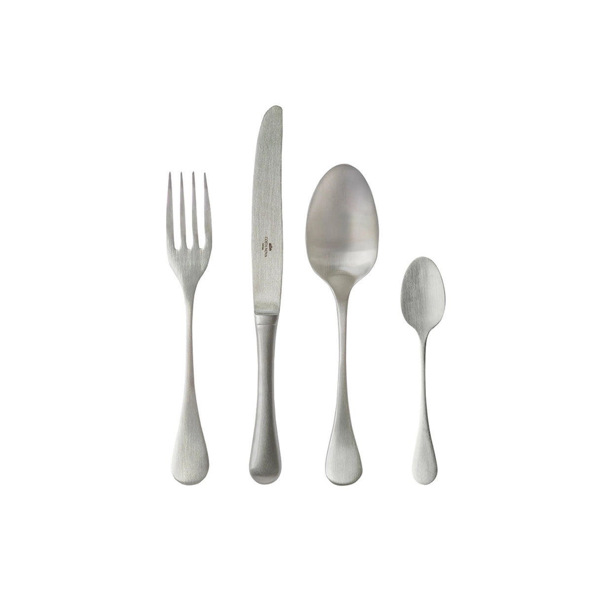 Antigo Ess-Besteckset 24tlg silber matt in Silber präsentiert im Onlineshop von KAQTU Design AG. Besteck ist von Costa Nova