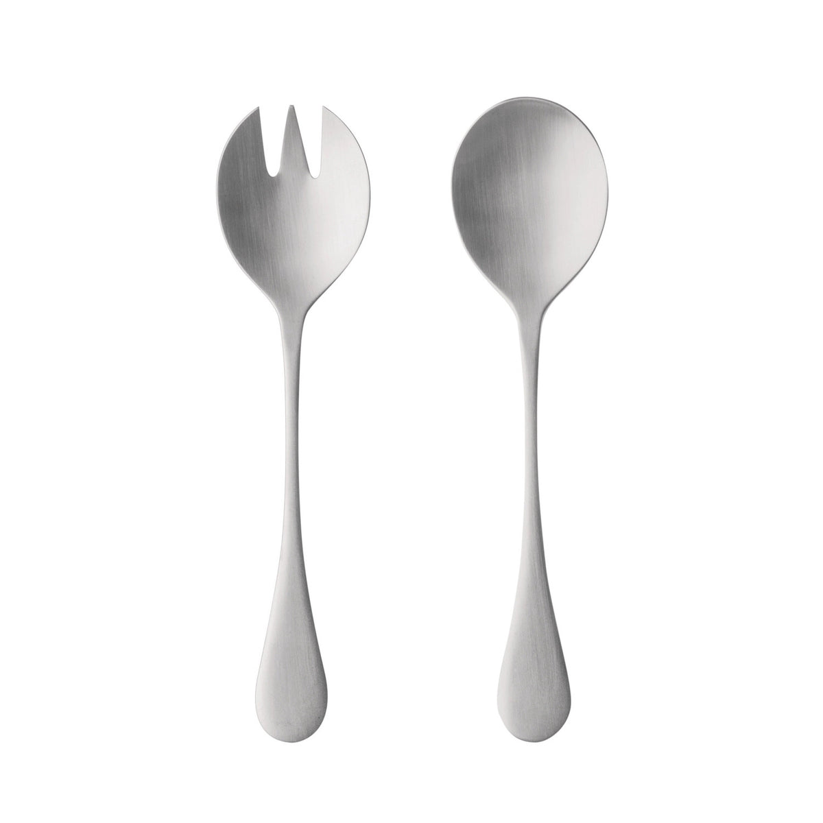 Antigo Salatbesteck 2tlg silber matt in Silber präsentiert im Onlineshop von KAQTU Design AG. Besteck ist von Costa Nova