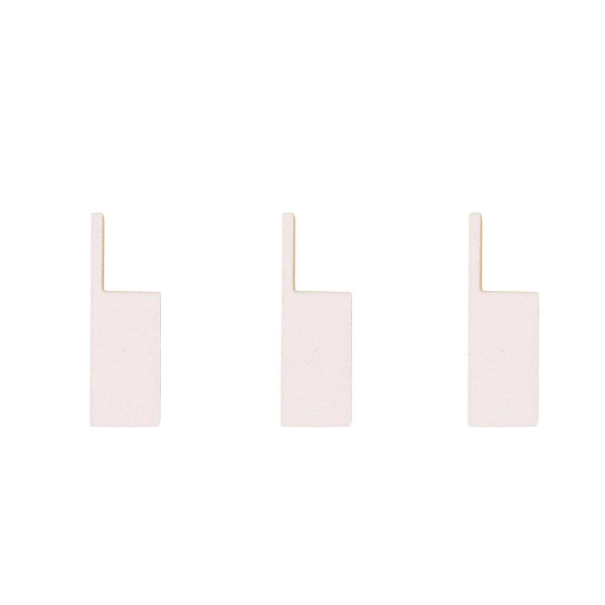 3er Set Handtuchhalter Klebehaken weiss in Weiss präsentiert im Onlineshop von KAQTU Design AG. Kleiderhaken ist von Nordesign