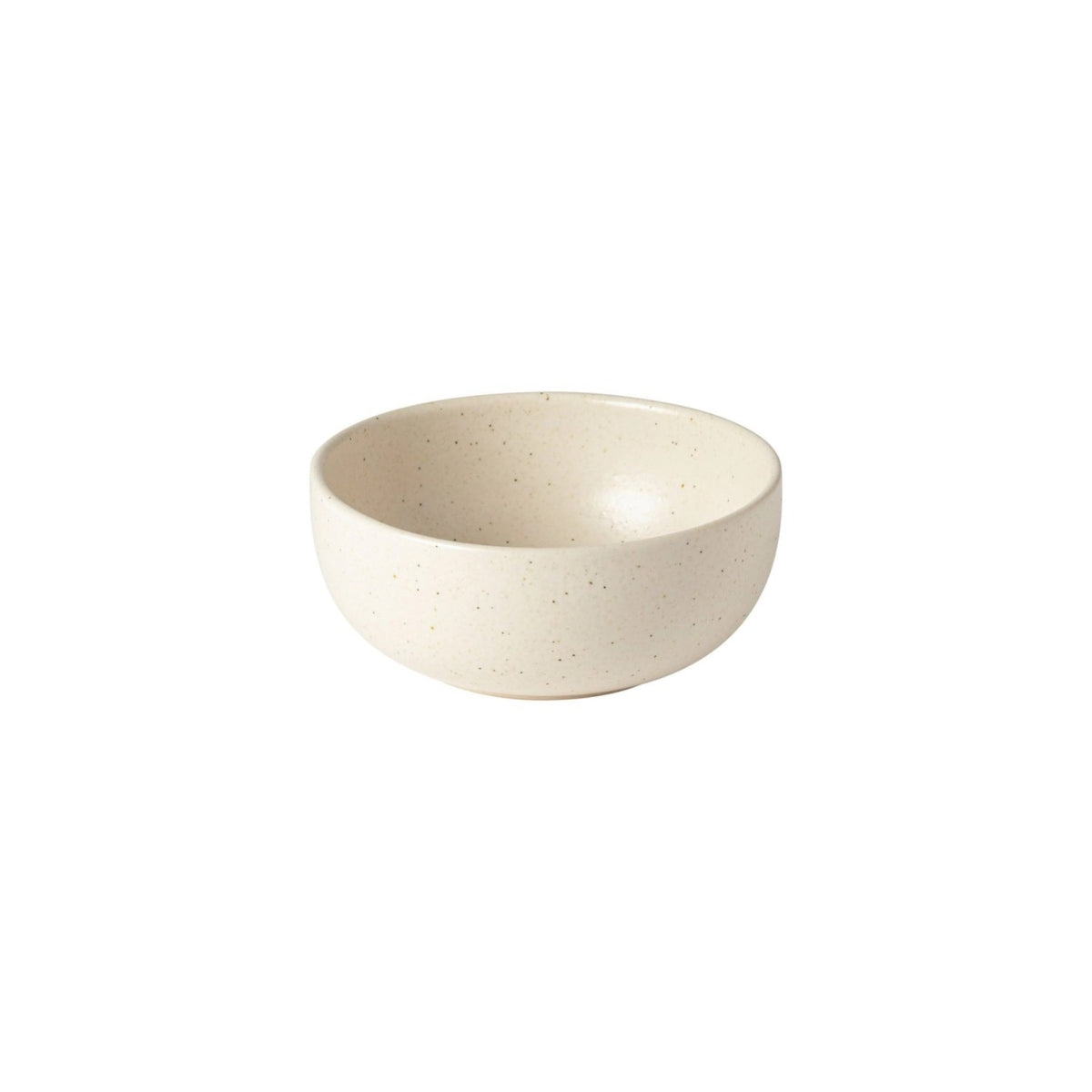 Runde Schale aus beigem Steinzeug mit glatter Oberfläche, Durchmesser 15.3 cm, Höhe 6.3 cm, Fassungsvermögen 630 ml, Serie Pacifica von Costa Nova.