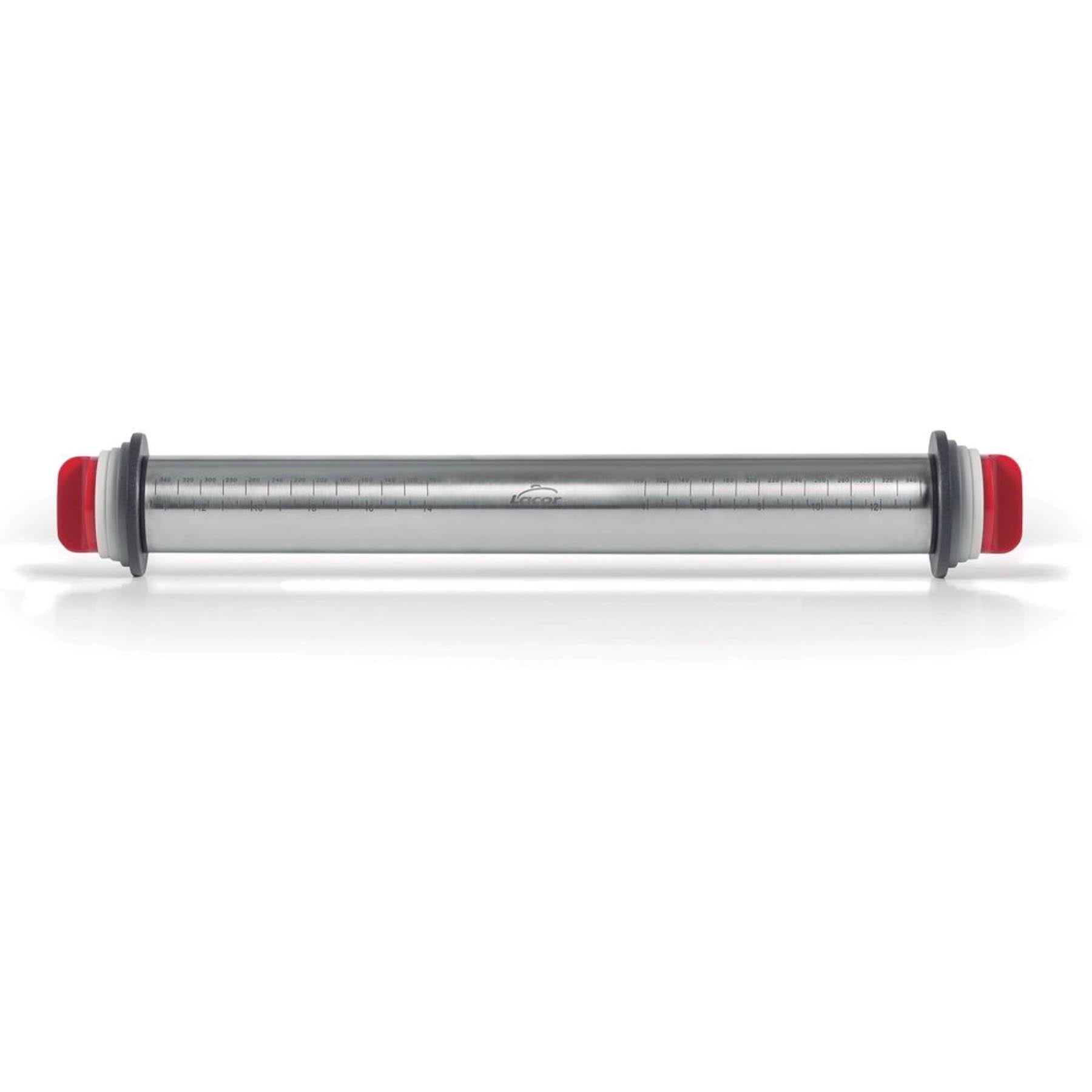 Teigroller 34cm Edelstahl in Silber präsentiert im Onlineshop von KAQTU Design AG. Backutensilien ist von Lacor