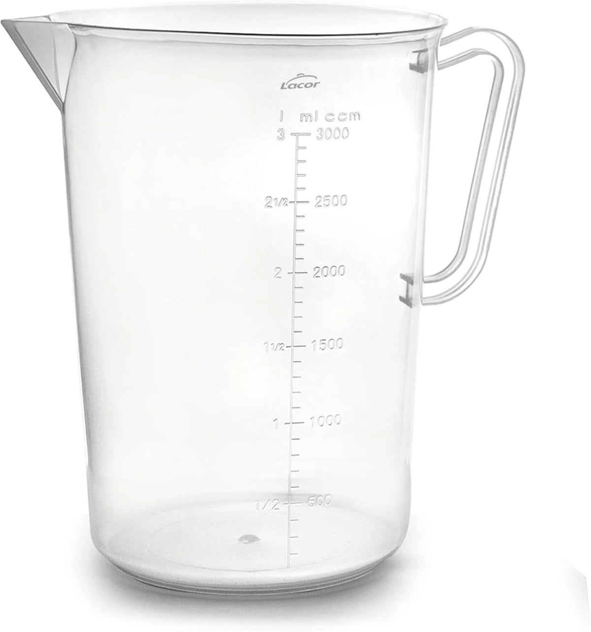 Pro Massbecher 3l in Transparent präsentiert im Onlineshop von KAQTU Design AG. Messbecher ist von Lacor