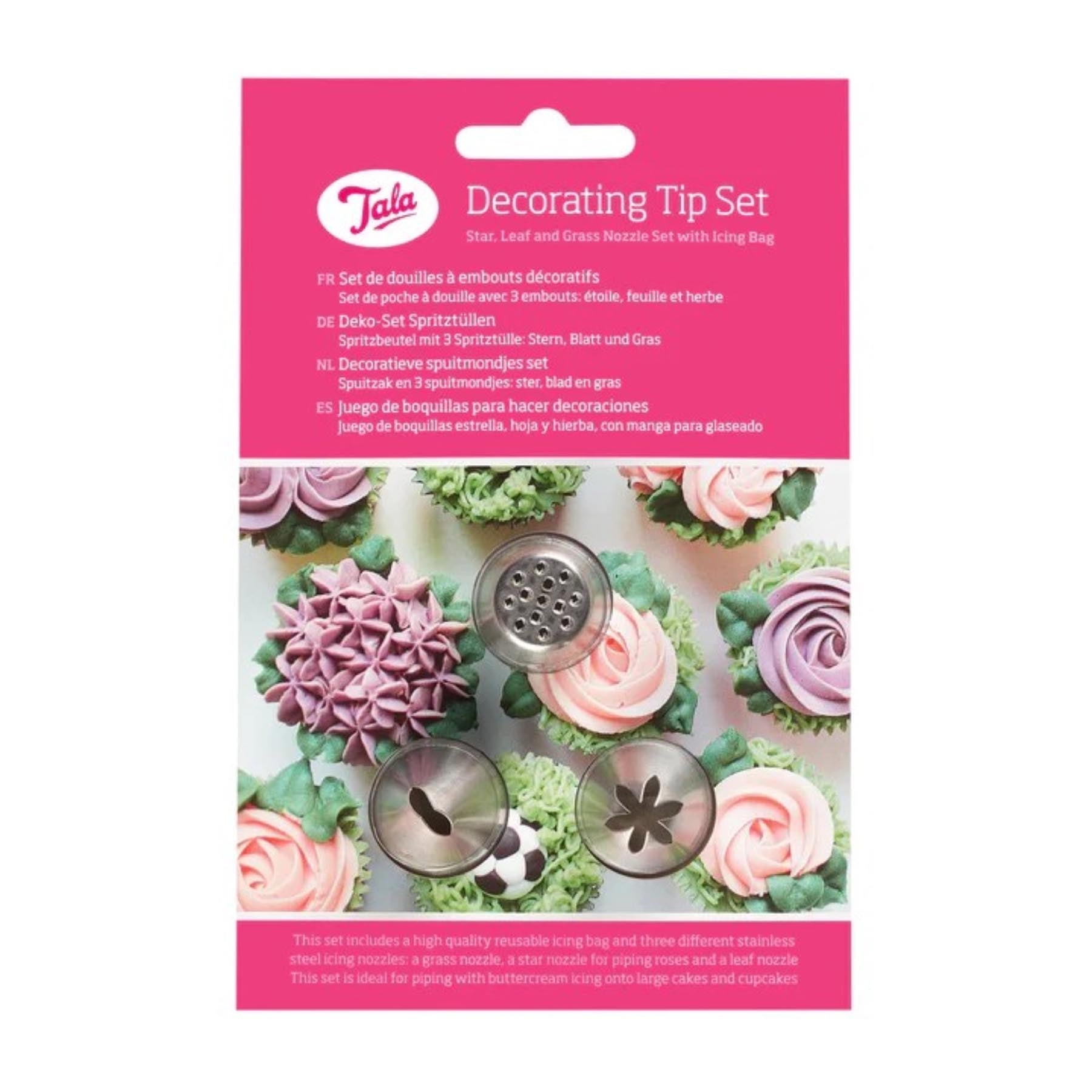 3er Set Tüllen Rund in  präsentiert im Onlineshop von KAQTU Design AG. Backutensilien ist von Tala