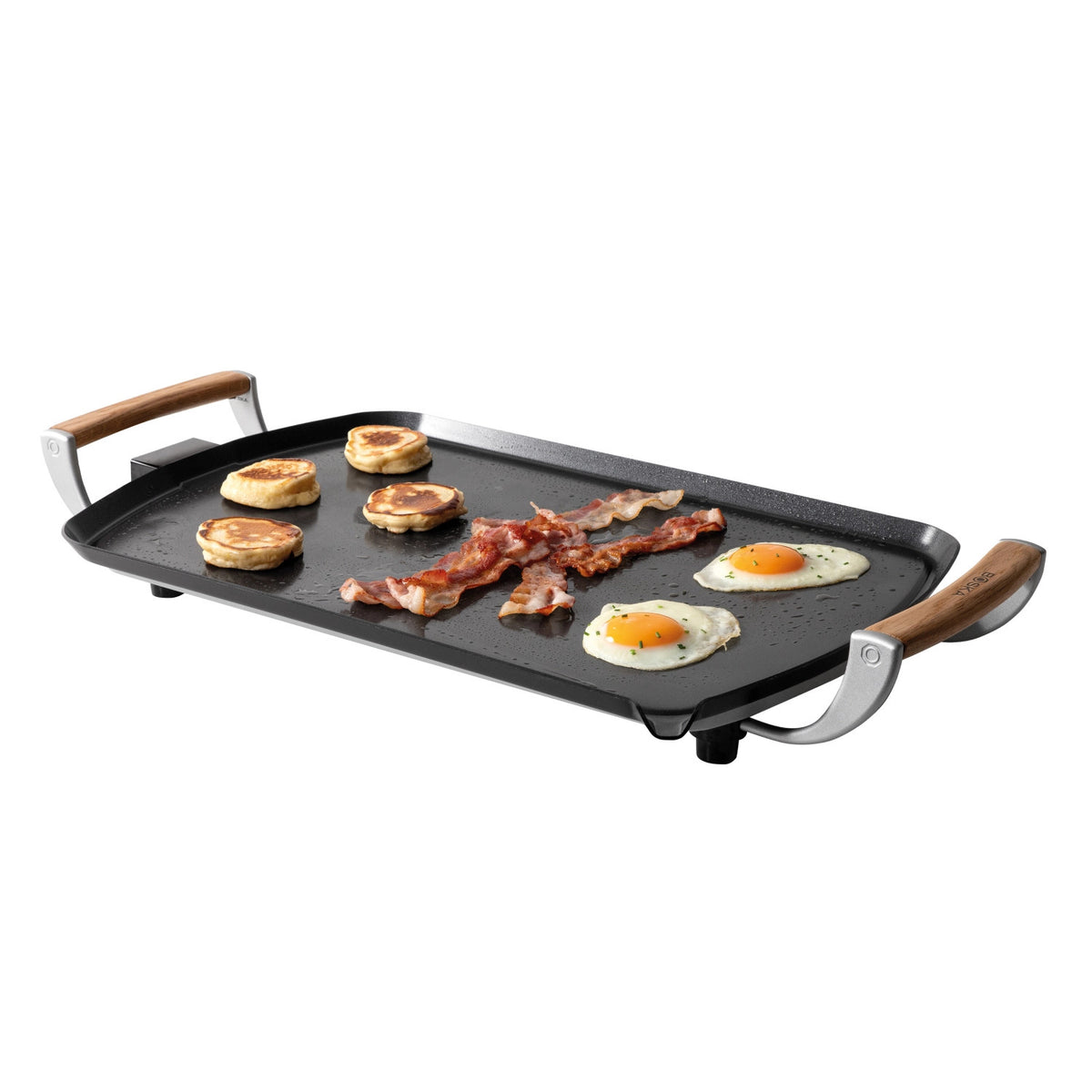 Pro Elektrische Grillplatte 68x35x10.3cm in Schwarz präsentiert im Onlineshop von KAQTU Design AG. Küchengerät ist von Boska