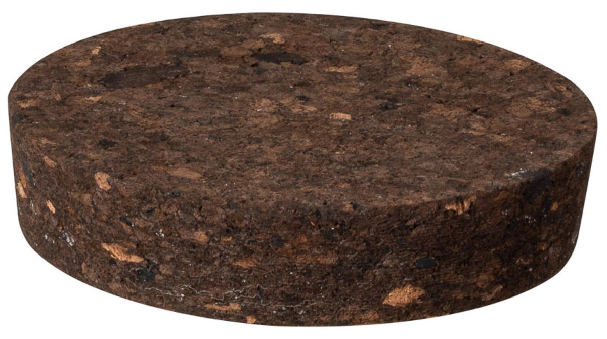 Nótos Kork Untersetzer D14cm H0.3cm smoked cork in Schwarz präsentiert im Onlineshop von KAQTU Design AG. Pfannenuntersatz ist von Costa Nova