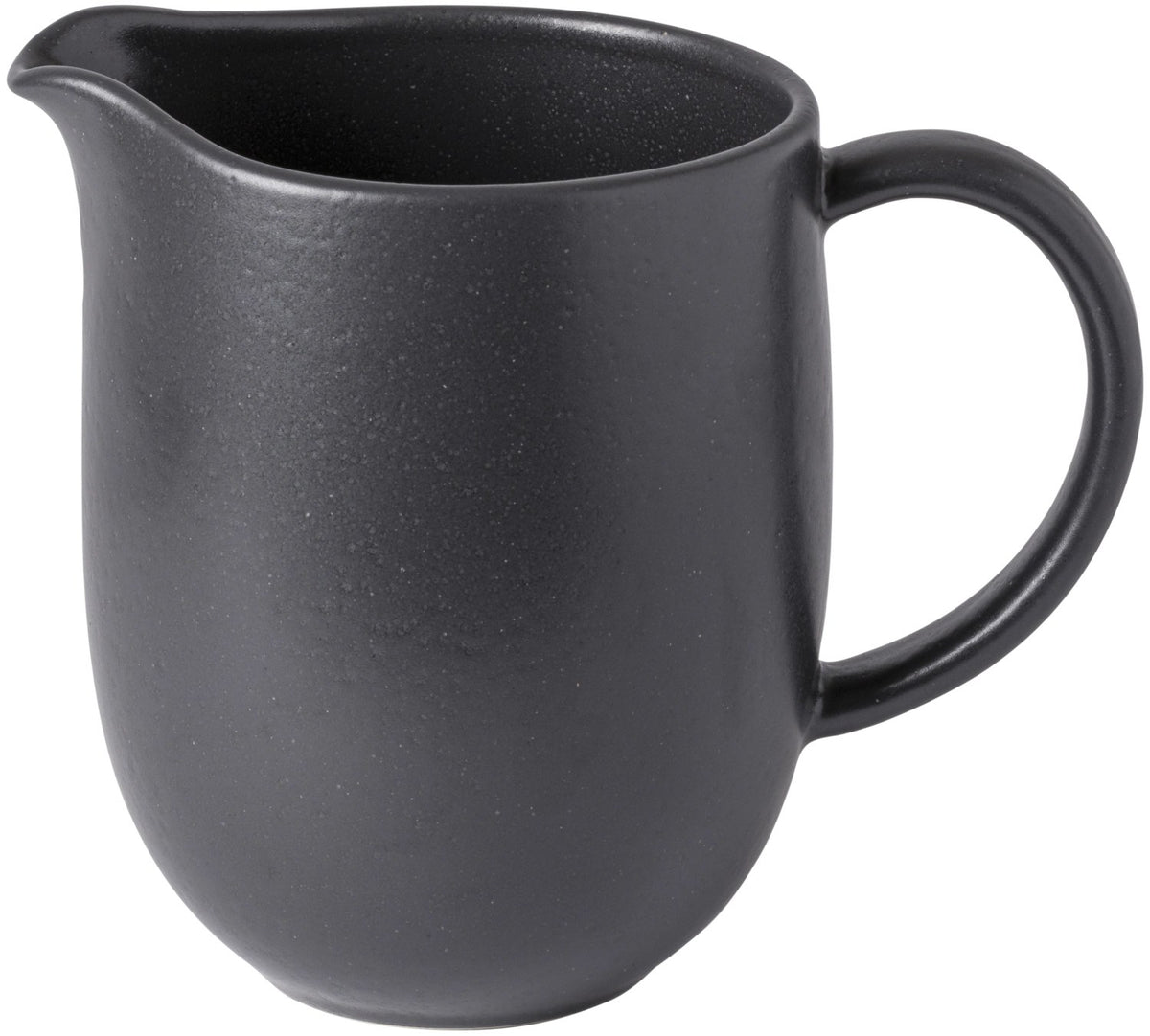 Produktfoto einer grauen Kanne Pacifica Pitcher von Costa Nova aus Steinzeug, Fassungsvermögen 1.64 Liter, Höhe 17.8 cm.