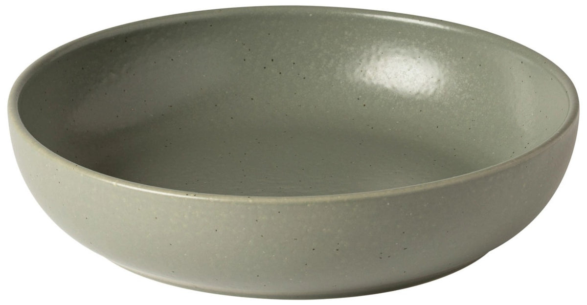 Grüne Steingut-Schale Pacifica von Costa Nova, rund, Durchmesser 22.1cm, Höhe 5cm, Fassungsvermögen 990ml.