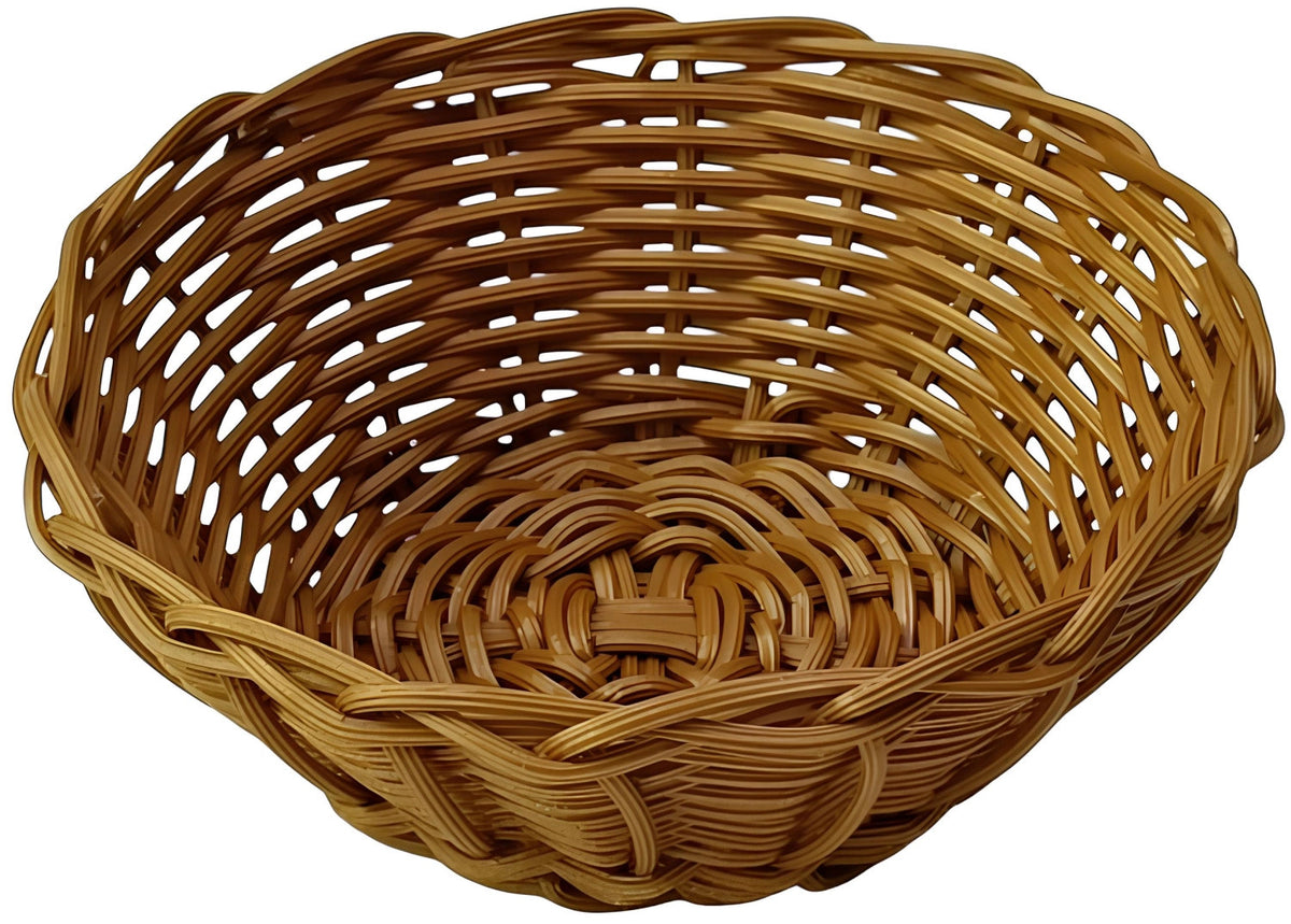 Brotkorb rund D:16cm H:6cm hellbraun in Braun präsentiert im Onlineshop von KAQTU Design AG. Brotkorb ist von Lagotto