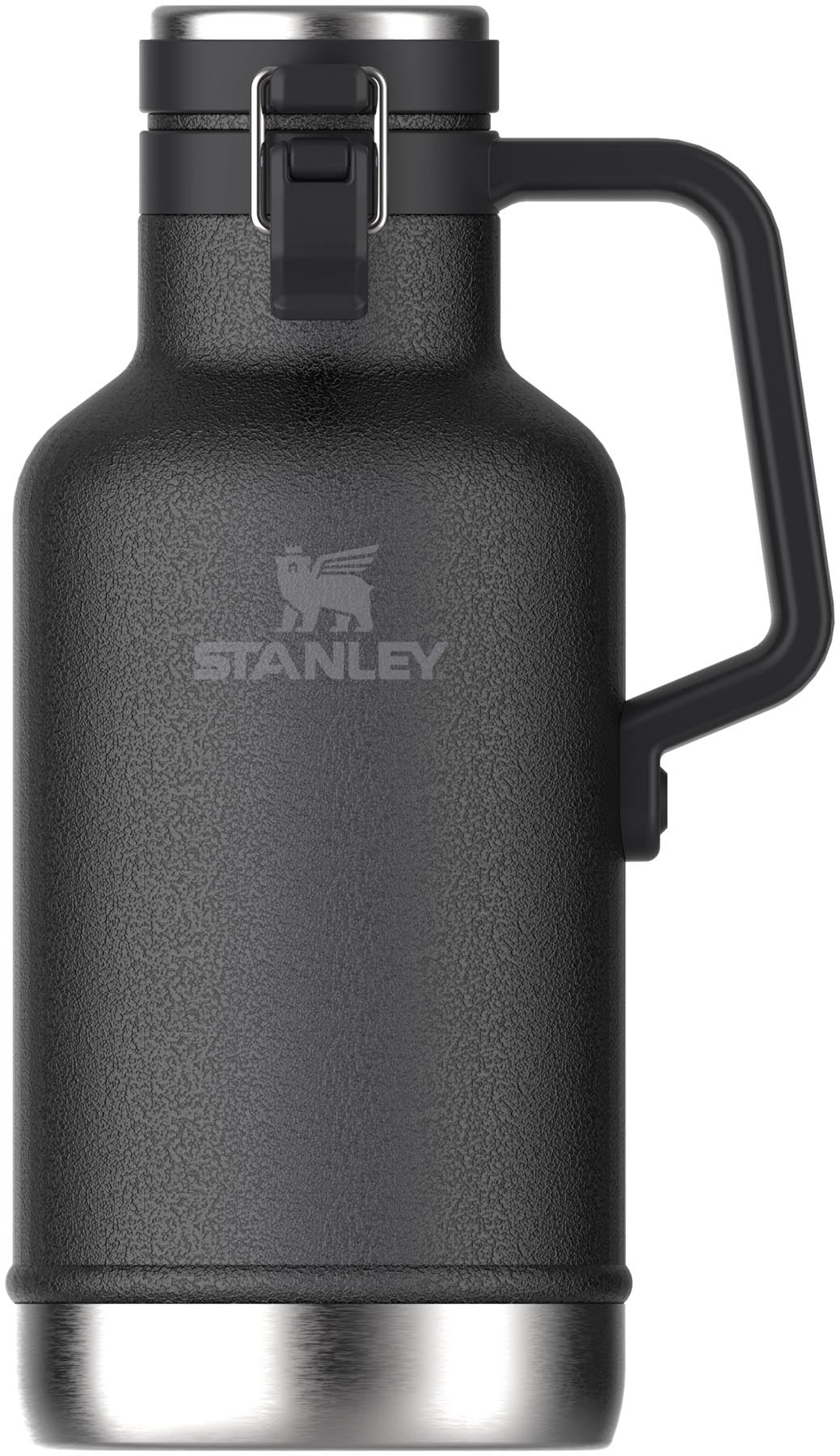 Easy-Pour Growler 1.9l hammertone black in Schwarz präsentiert im Onlineshop von KAQTU Design AG. Aufbewahrungsbehälter ist von Stanley