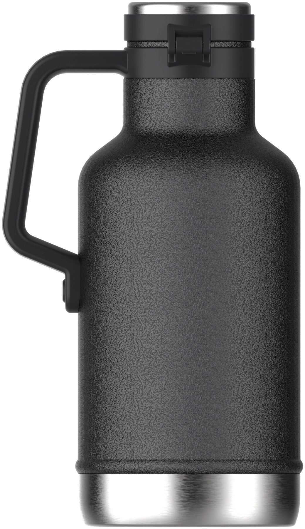 Easy-Pour Growler 1.9l hammertone black in Schwarz präsentiert im Onlineshop von KAQTU Design AG. Thermosflasche ist von Stanley