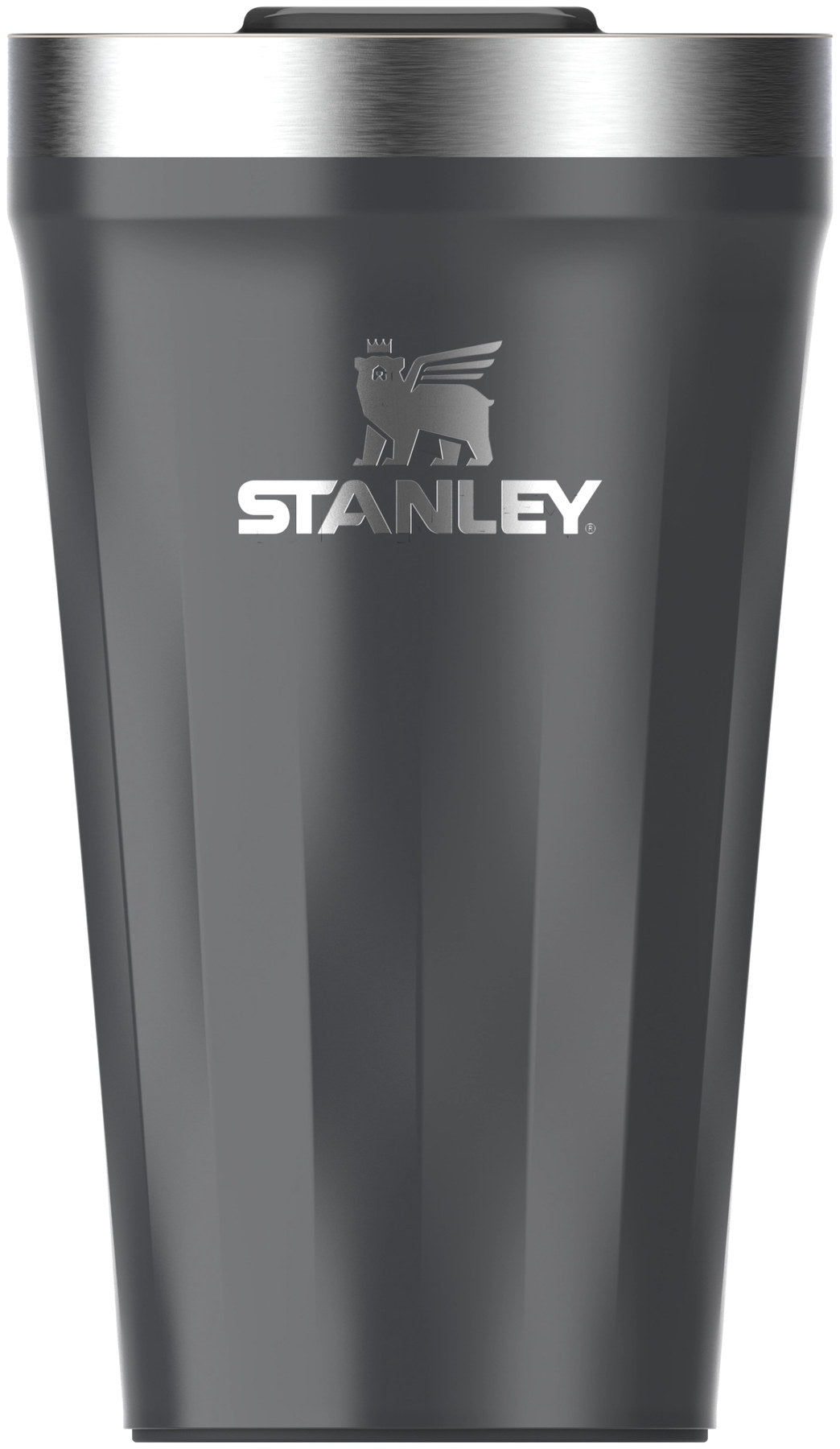 Everyday Tumbler TXT 0.47l black gloss in Schwarz präsentiert im Onlineshop von KAQTU Design AG. Thermosflasche ist von Stanley
