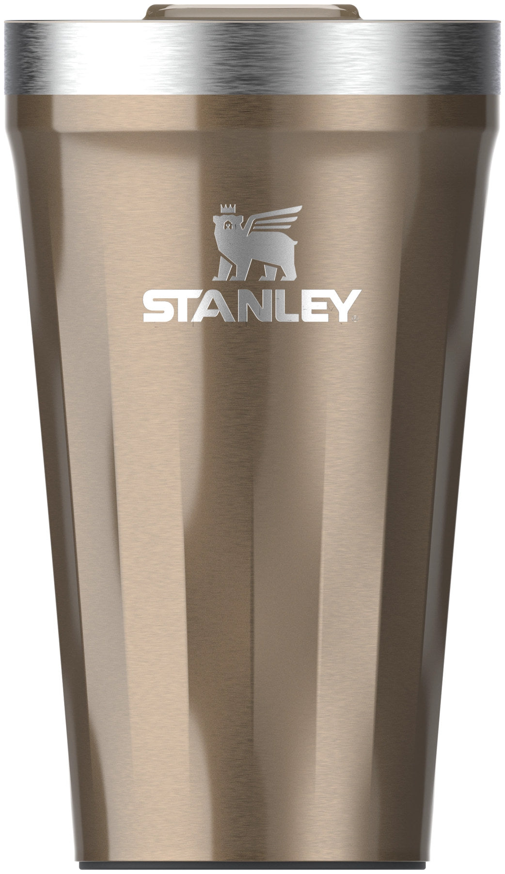 Everyday Tumbler TXT 0.47l pale gold shine in Gold präsentiert im Onlineshop von KAQTU Design AG. Thermosflasche ist von Stanley