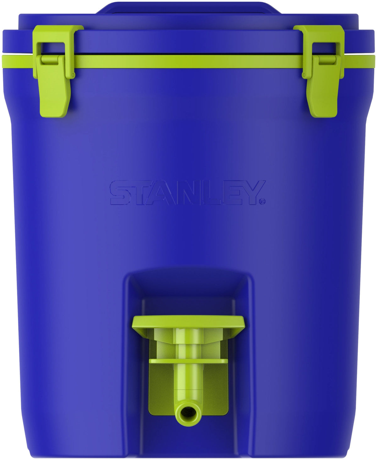 Fast-Flow Getränkespender 7.5l cobalt chartreuse in Blau präsentiert im Onlineshop von KAQTU Design AG. Trinkflasche ist von Stanley