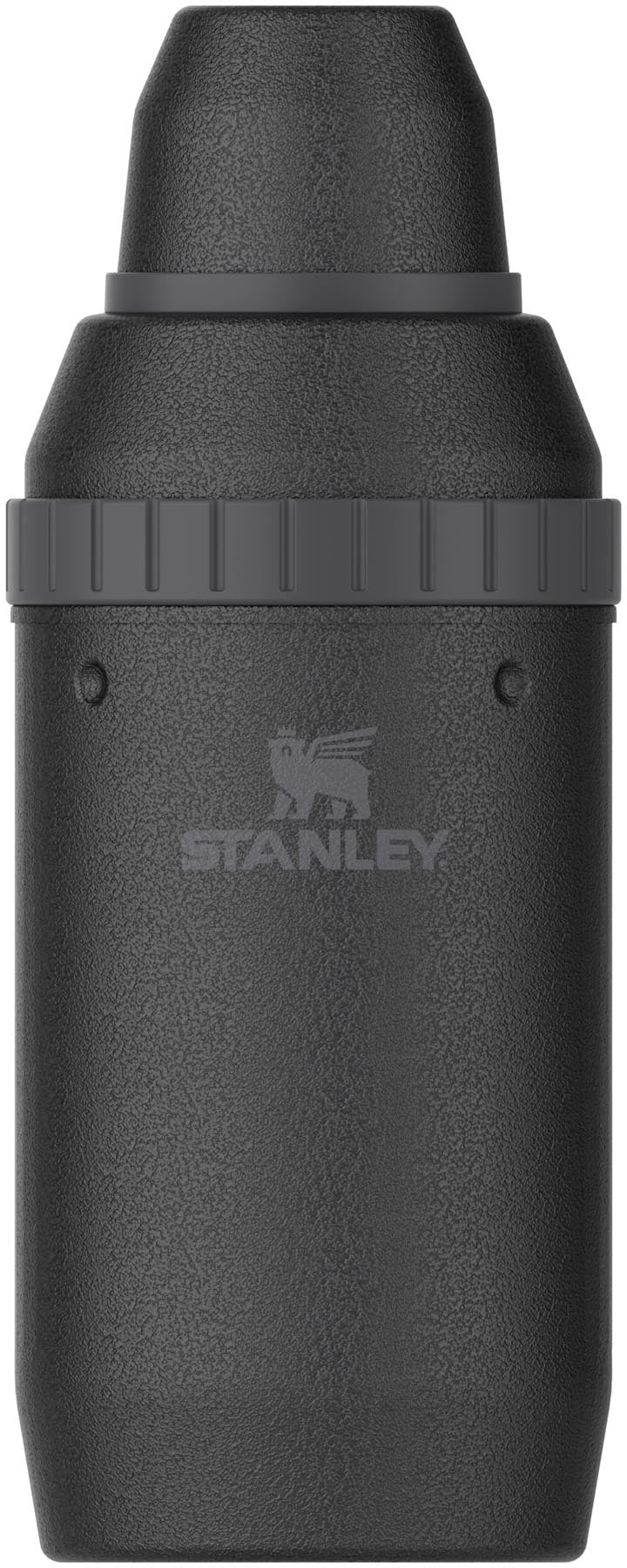 Happy Hour Cocktail Shaker Set hammertone black in Schwarz präsentiert im Onlineshop von KAQTU Design AG. Aufbewahrungsbehälter ist von Stanley