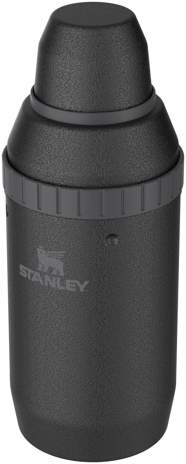 Happy Hour Cocktail Shaker Set hammertone black in Schwarz präsentiert im Onlineshop von KAQTU Design AG. Shaker ist von Stanley