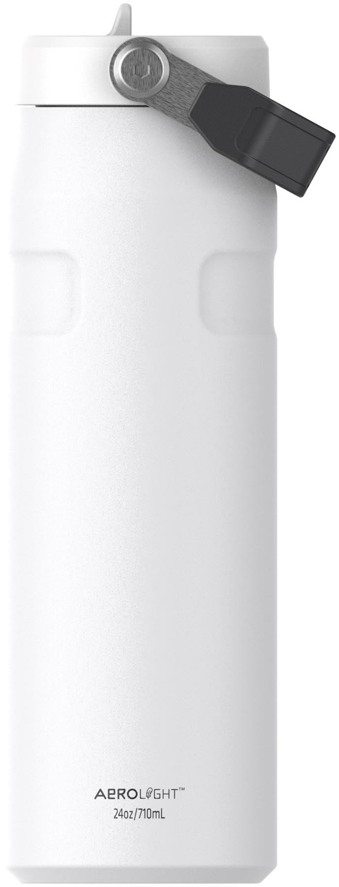 Stylische Stanley Thermosflasche IceFlow Flip Straw in Chalk-Weiß, 0.7l, ideal für kalte Getränke und unterwegs.