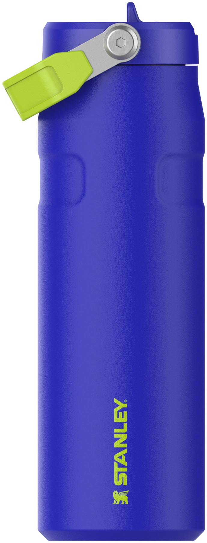IceFlow Flip Straw Flasche 0.7l cobalt chartreuse in Blau präsentiert im Onlineshop von KAQTU Design AG. Aufbewahrungsbehälter ist von Stanley