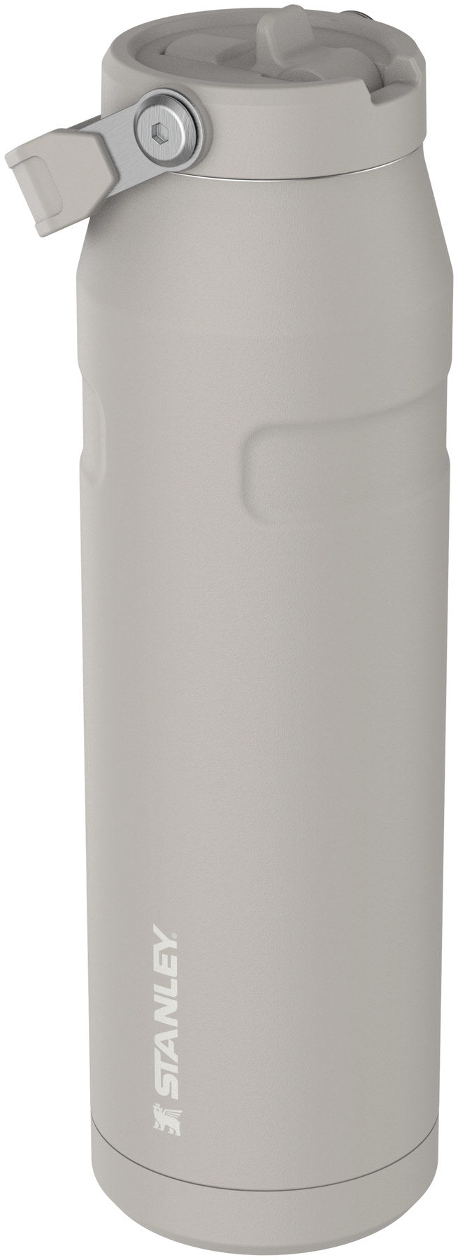 IceFlow Flip Straw Flasche 1.06l ash in Grau präsentiert im Onlineshop von KAQTU Design AG. Thermosflasche ist von Stanley