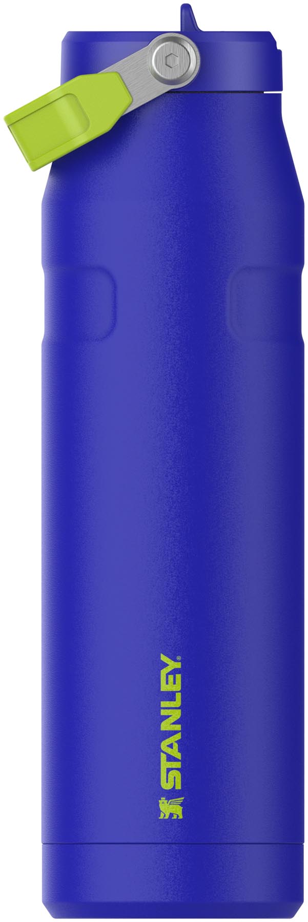 IceFlow Flip Straw Flasche 1.06l cobalt chartreuse in Blau präsentiert im Onlineshop von KAQTU Design AG. Aufbewahrungsbehälter ist von Stanley