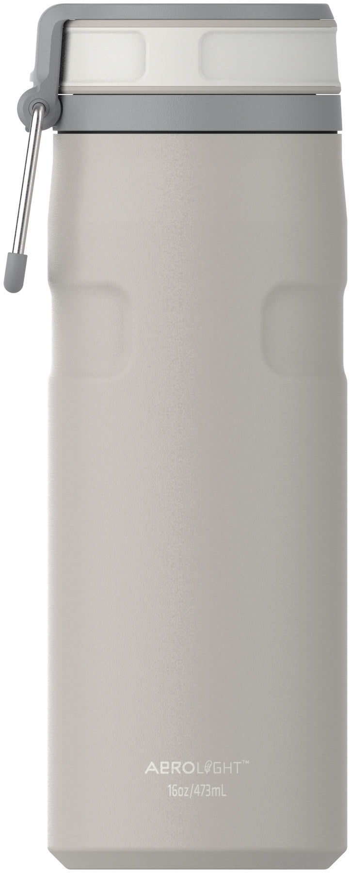 IceFlow Twist Flip Flasche 0.47l ash in Grau präsentiert im Onlineshop von KAQTU Design AG. Thermosflasche ist von Stanley