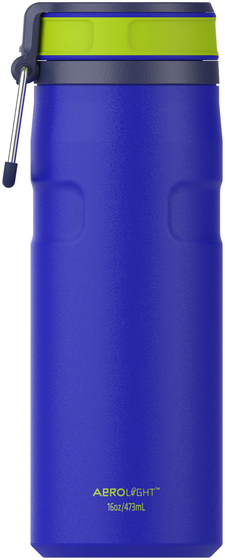 IceFlow Twist Flip Flasche 0.47l cobalt chartreuse in Blau präsentiert im Onlineshop von KAQTU Design AG. Thermosflasche ist von Stanley