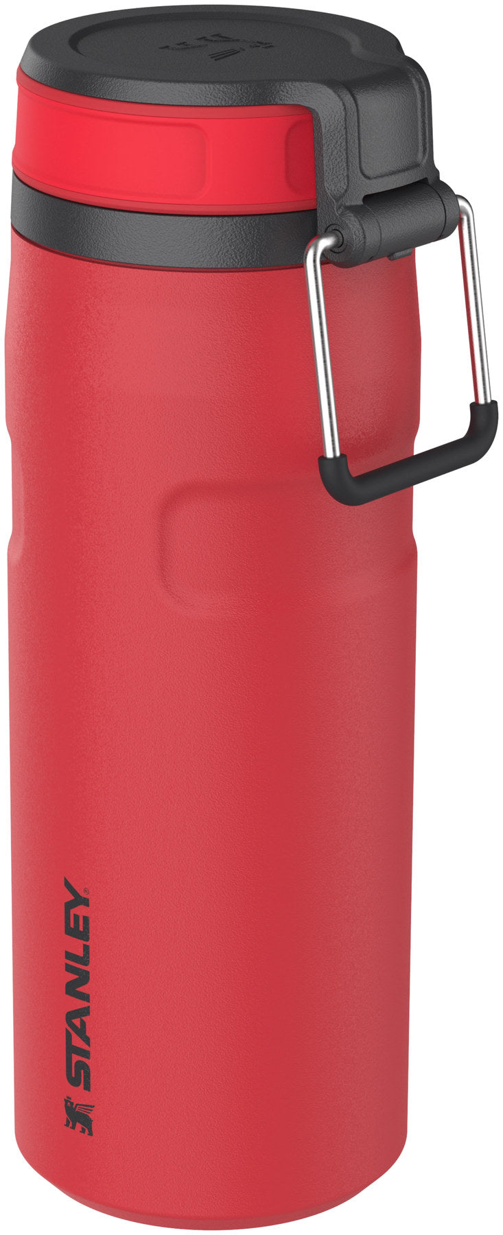 IceFlow Twist Flip Flasche 0.47l chili in Rot präsentiert im Onlineshop von KAQTU Design AG. Thermosflasche ist von Stanley