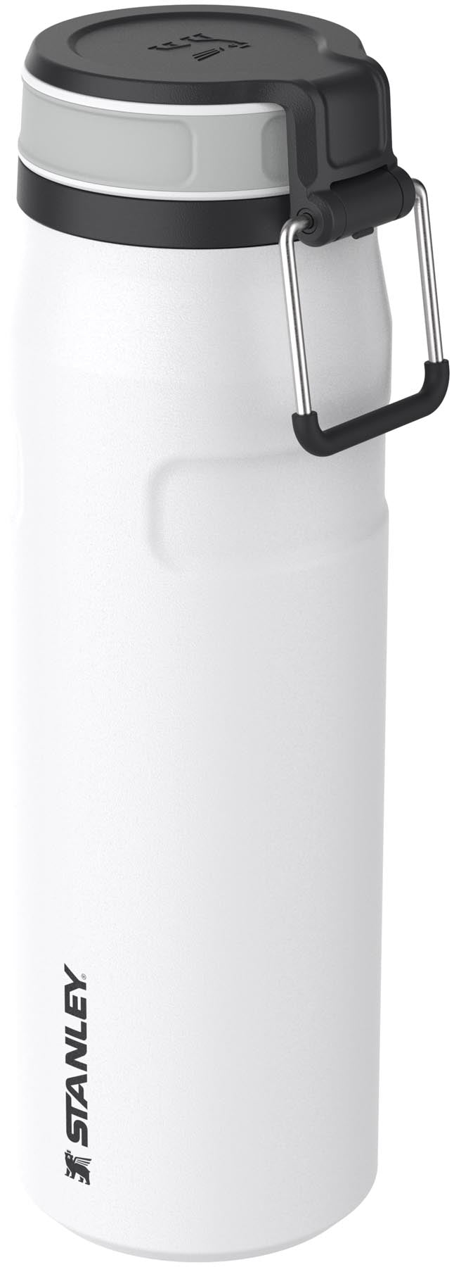 Stylische Stanley Thermosflasche IceFlow Twist Flip in Chalk, 0.7l, ideal für kalte Getränke und unterwegs. Perfekt für Outdoor-Abenteuer.