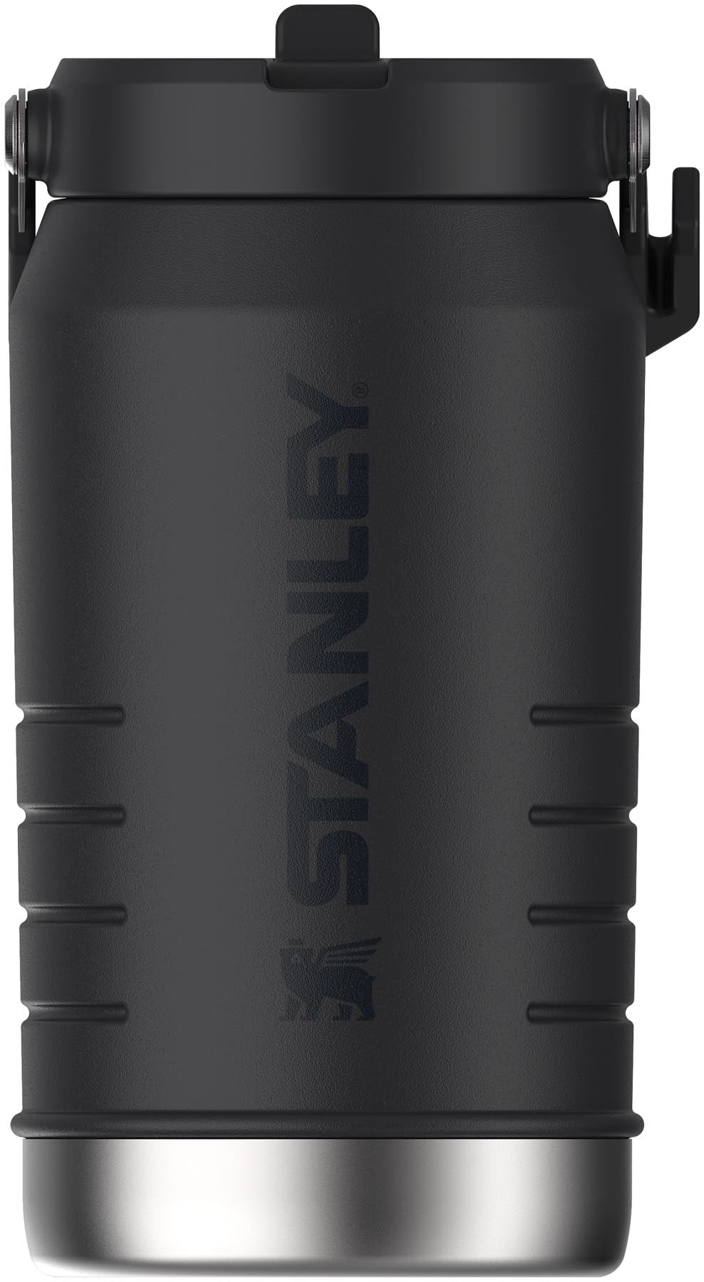 IceFlow Flip Straw Getränkespender 1.9l black 2.0 in Schwarz präsentiert im Onlineshop von KAQTU Design AG. Aufbewahrungsbehälter ist von Stanley