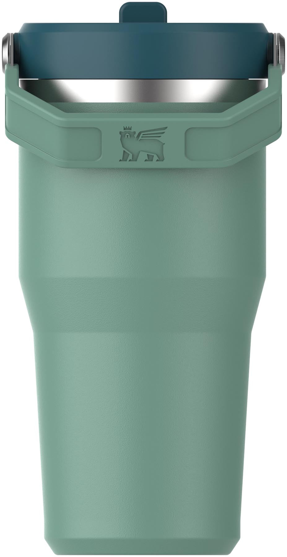 Praktischer Stanley IceFlow Flip Straw Becher in lebhaftem Frühlingsgrün, perfekt für erfrischende Getränke mit einem Volumen von 0.41l.