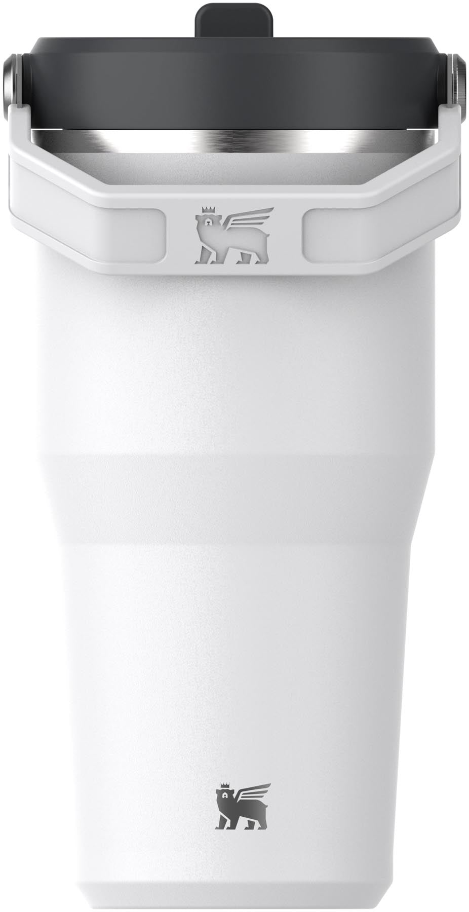Stylischer IceFlow Flip Straw Becher in Chalk-Weiß von Stanley, ideal für kalte Getränke und unterwegs. Kapazität: 0.6l.