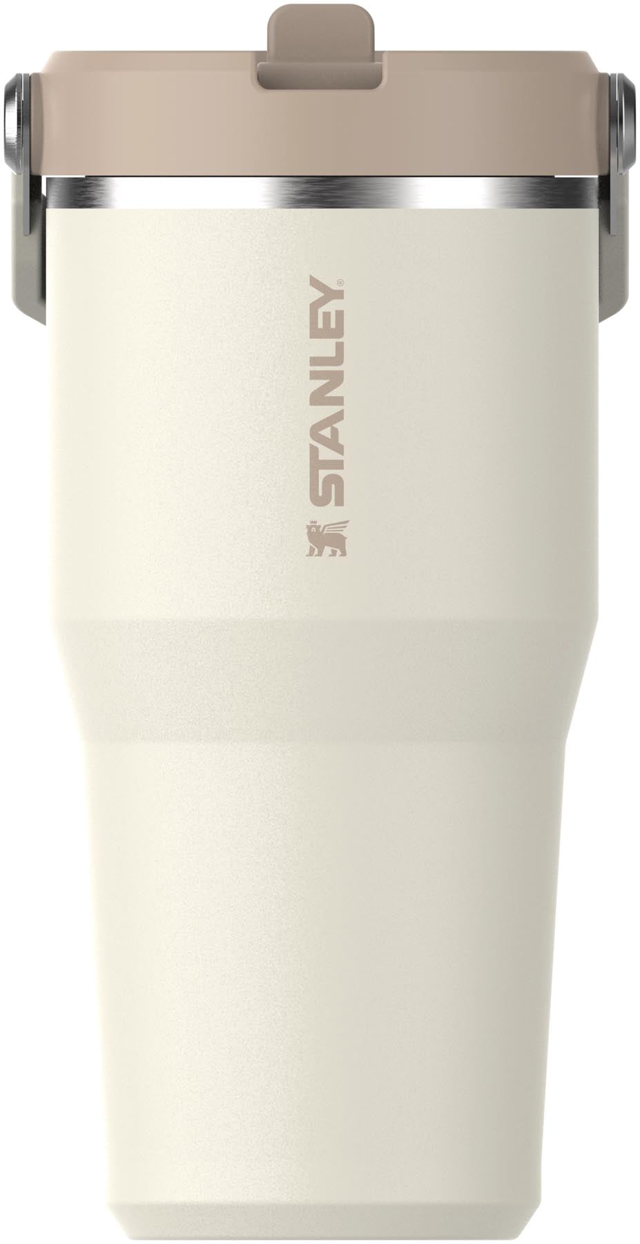 IceFlow Flip Straw Becher 0.6l cream in Blau präsentiert im Onlineshop von KAQTU Design AG. Aufbewahrungsbehälter ist von Stanley