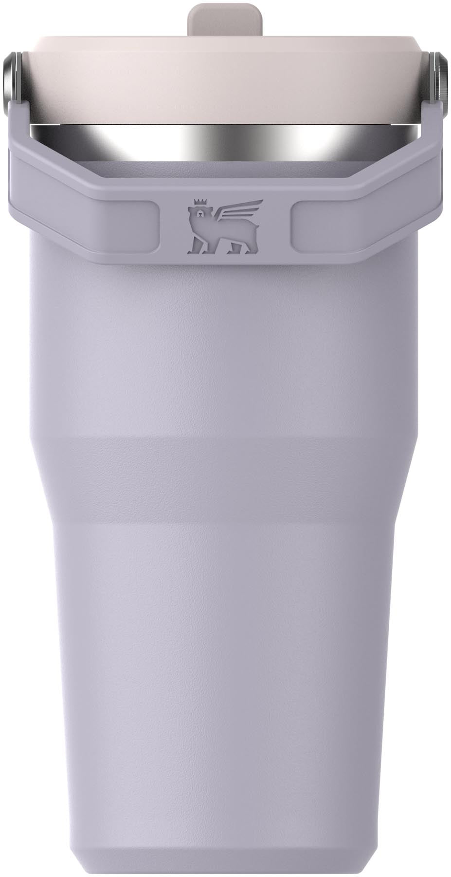 Stylischer Stanley IceFlow Flip Straw Becher in lila (0.6l) – ideal für kalte Getränke, mit praktischem Flip-Deckel und isolierender Funktion.
