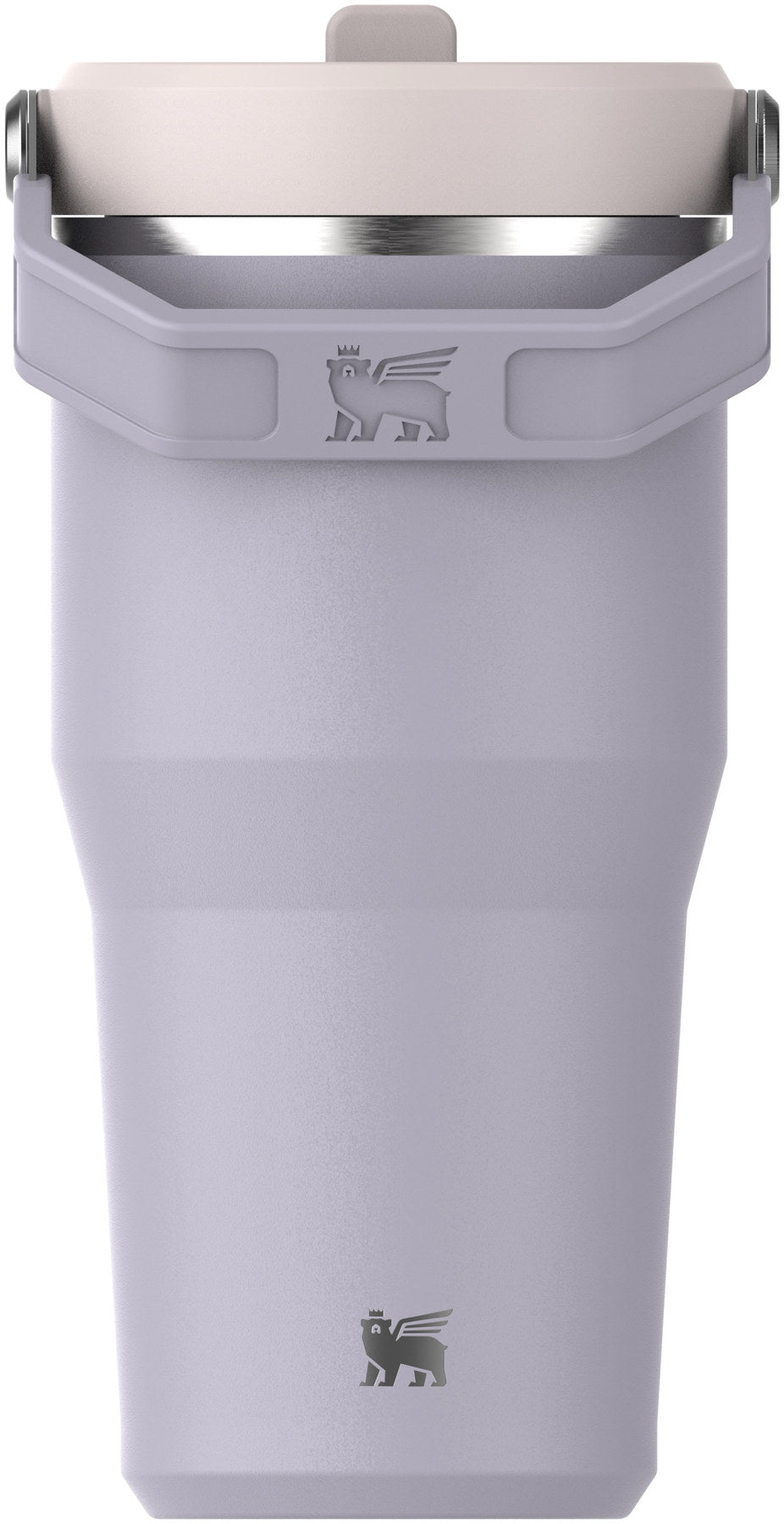IceFlow Flip Straw Becher 0.6l purple dust in Violett präsentiert im Onlineshop von KAQTU Design AG. Thermosflasche ist von Stanley