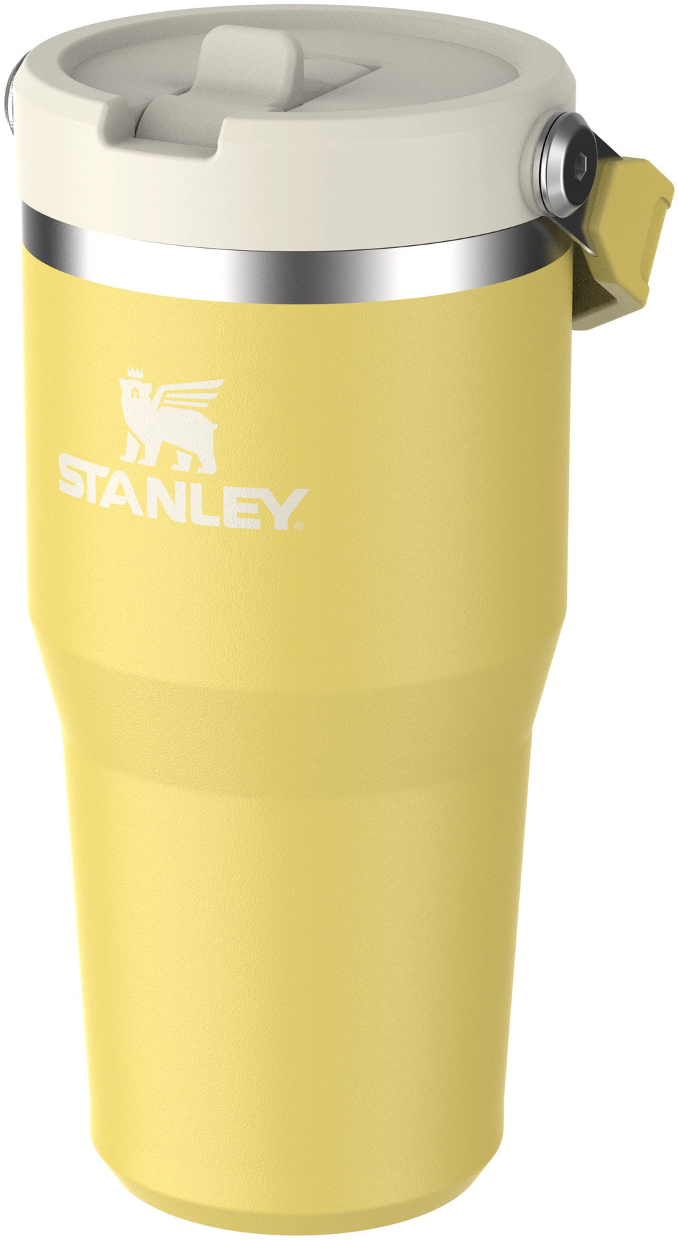 IceFlow Flip Straw Becher 0.6l daffodil in Gelb präsentiert im Onlineshop von KAQTU Design AG. Thermosflasche ist von Stanley