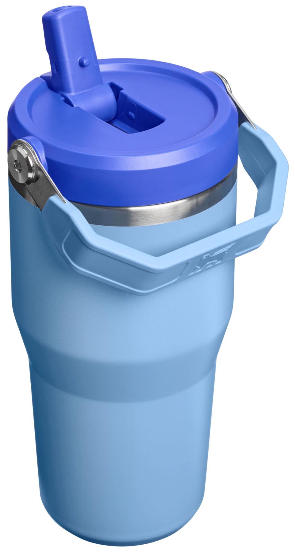 Stylischer IceFlow Flip Straw Becher in Himmelblau von Stanley, ideal für kalte Getränke und unterwegs. Fassungsvermögen: 0.6l.