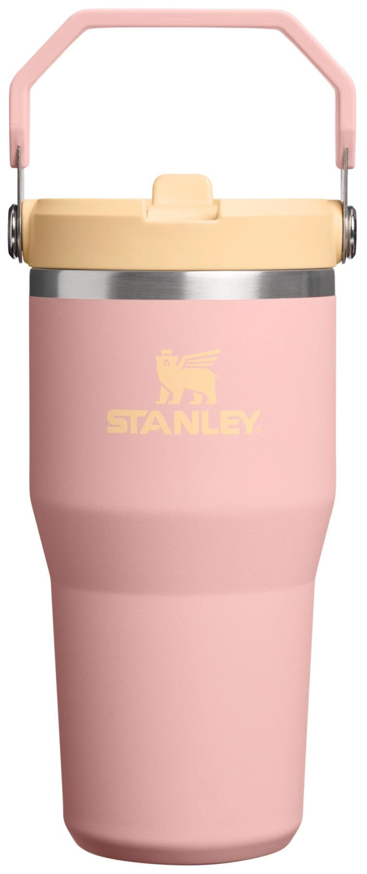 IceFlow Flip Straw Becher 0.6l peach rose in Pink präsentiert im Onlineshop von KAQTU Design AG. Aufbewahrungsbehälter ist von Stanley