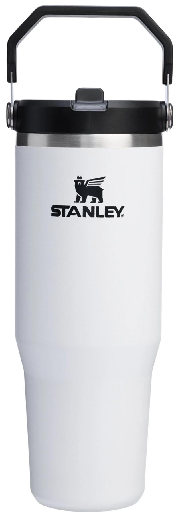 IceFlow Flip Straw Becher 0.89l chalk in Weiss präsentiert im Onlineshop von KAQTU Design AG. Aufbewahrungsbehälter ist von Stanley