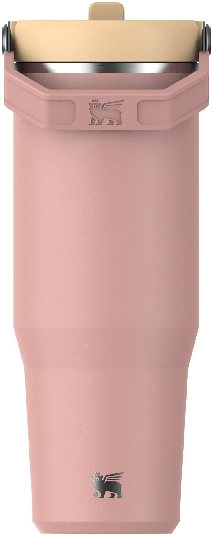 Stylischer IceFlow Flip Straw Becher in Peach Rose von Stanley, 0.89l, ideal für kalte Getränke und unterwegs. Perfekt für den Alltag!