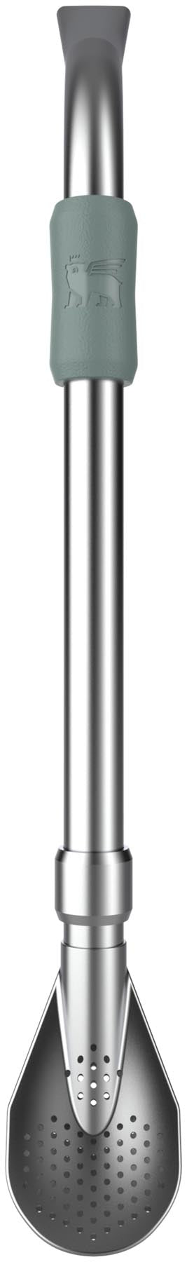 Elegante Edelstahl-Bombilla für Maté-Tee von Stanley, ideal für Teeliebhaber, präsentiert in stilvollem Design. Perfekt für den Genuss.