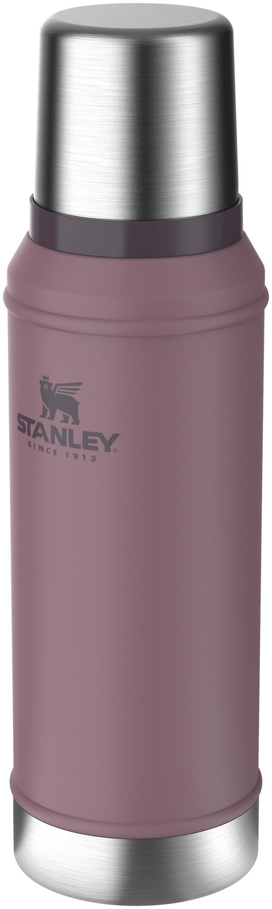 Stylische Stanley Thermosflasche in lila Rauch, 0.94l, für alle Getränke, robust und ideal für Abenteuer und Alltag.