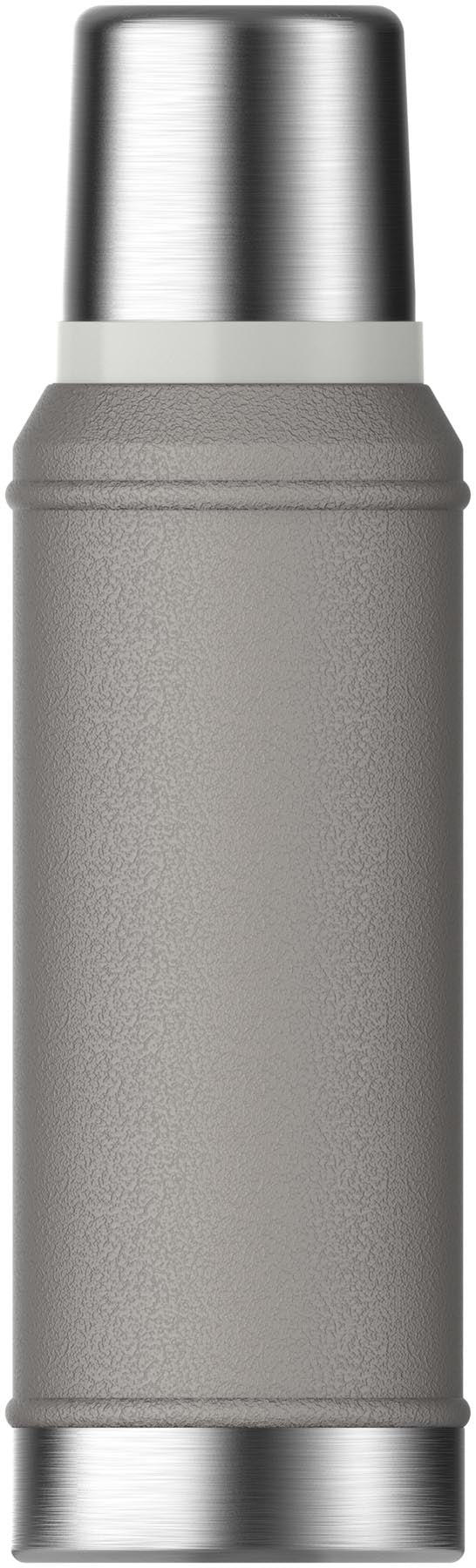 Stylische Stanley Thermosflasche in Hammertone Ash, 0.94l, ideal für heiße und kalte Getränke, robust und langlebig.