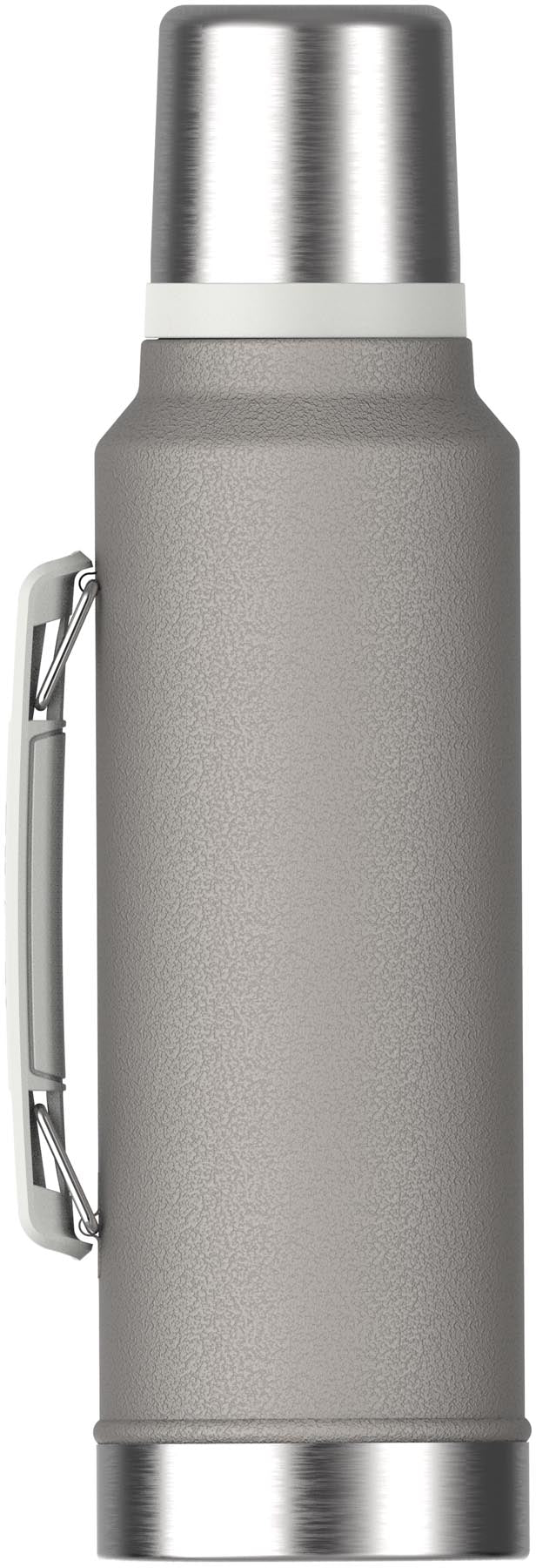 Elegante Stanley Thermosflasche in Hammertone Ash, 1.4l, ideal für heiße und kalte Getränke, robust und stilvoll für unterwegs.