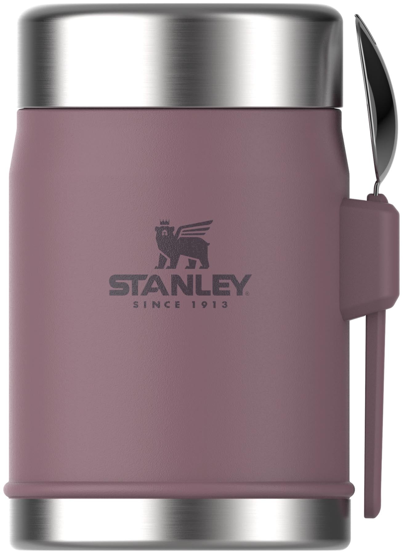 Legendary Food Jar + Spork 0.4l purple smoke in Violett präsentiert im Onlineshop von KAQTU Design AG. Aufbewahrungsbehälter ist von Stanley