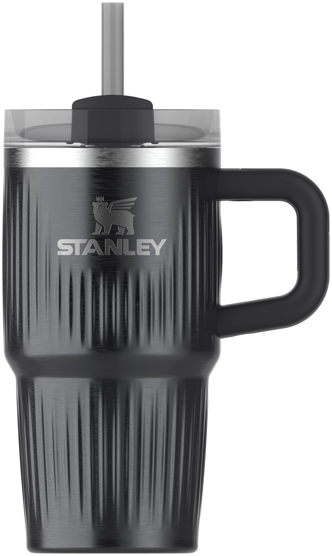 Quencher Fluted 0.59l black PVD in Schwarz präsentiert im Onlineshop von KAQTU Design AG. Aufbewahrungsbehälter ist von Stanley