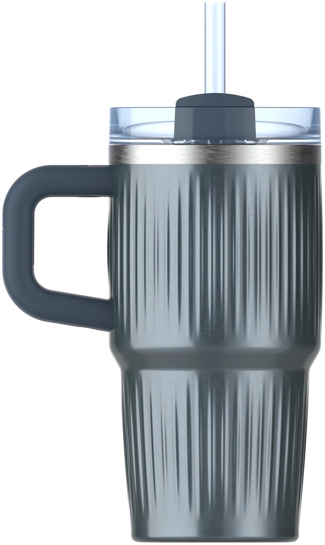 Stylische Stanley Thermosflasche in glacial blue shine, 0.59l, perfekt für unterwegs, hält Getränke lange kühl und sorgt für einen modernen Look.