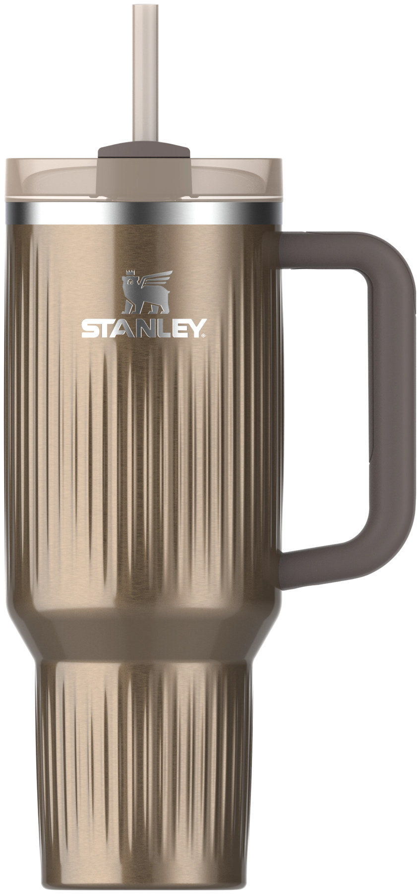 Quencher Fluted 1.18 pale gold shine in Gold präsentiert im Onlineshop von KAQTU Design AG. Thermosflasche ist von Stanley
