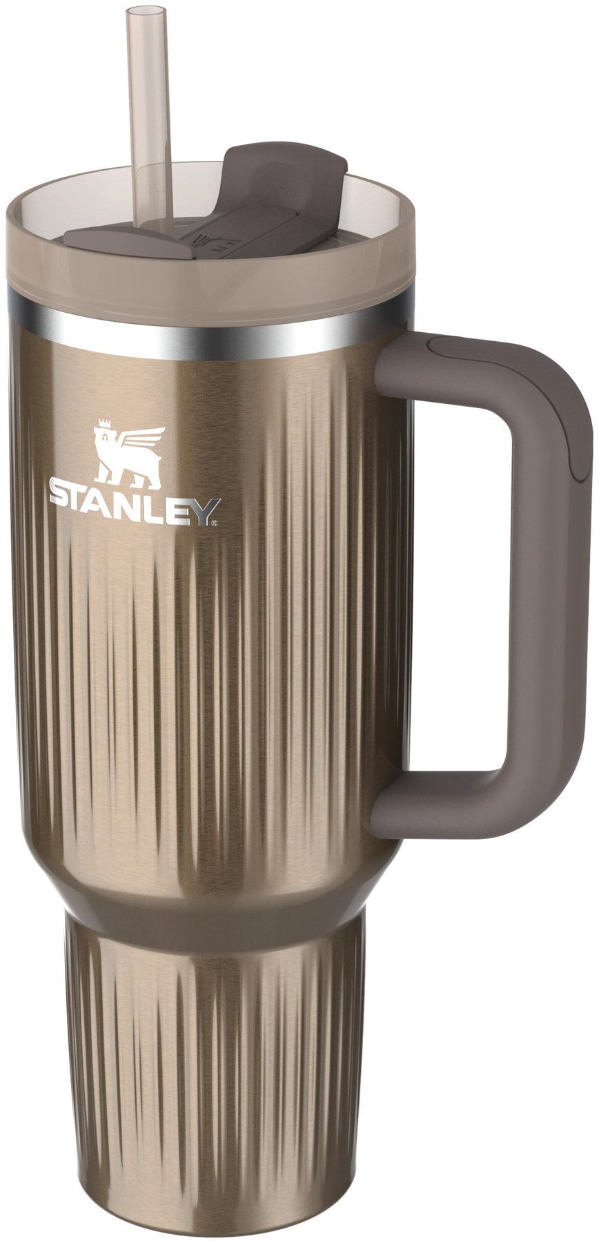 Quencher Fluted 1.18 pale gold shine in Gold präsentiert im Onlineshop von KAQTU Design AG. Thermosflasche ist von Stanley